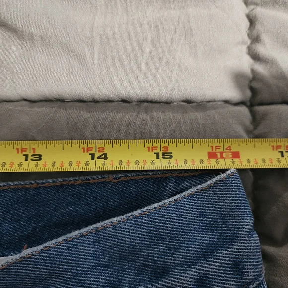 90s Blue Denim Union Bay Shorts Size 34 - Picture 4 of 10